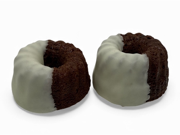 Mini tulbandjes sacher/chocolade&nbsp;per 2 verpakt